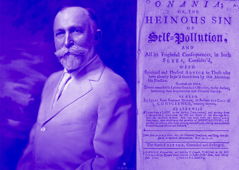 John Harvey Kellogg Portrait + self pollution